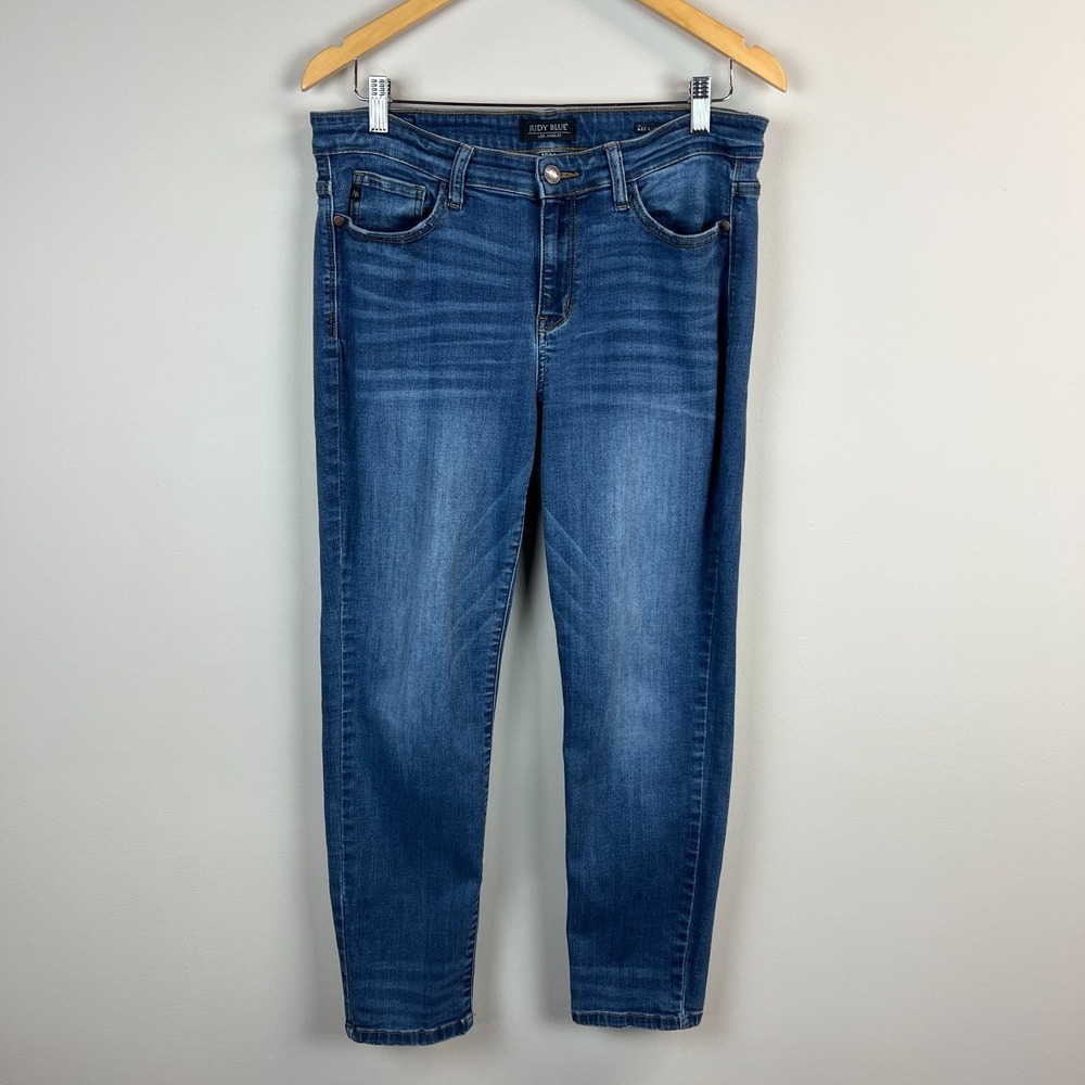 Judy Blue Relaxed Fit Skinny Jeans Womens 15 / 32 Medium Wash Stretch Denim‎